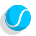 blue tennis ball