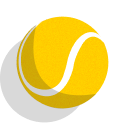 yellow tennis ball