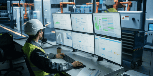 Worker practicing workflow orchestration on the job