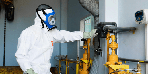 Workers completing legionella risk assessment training in water systems